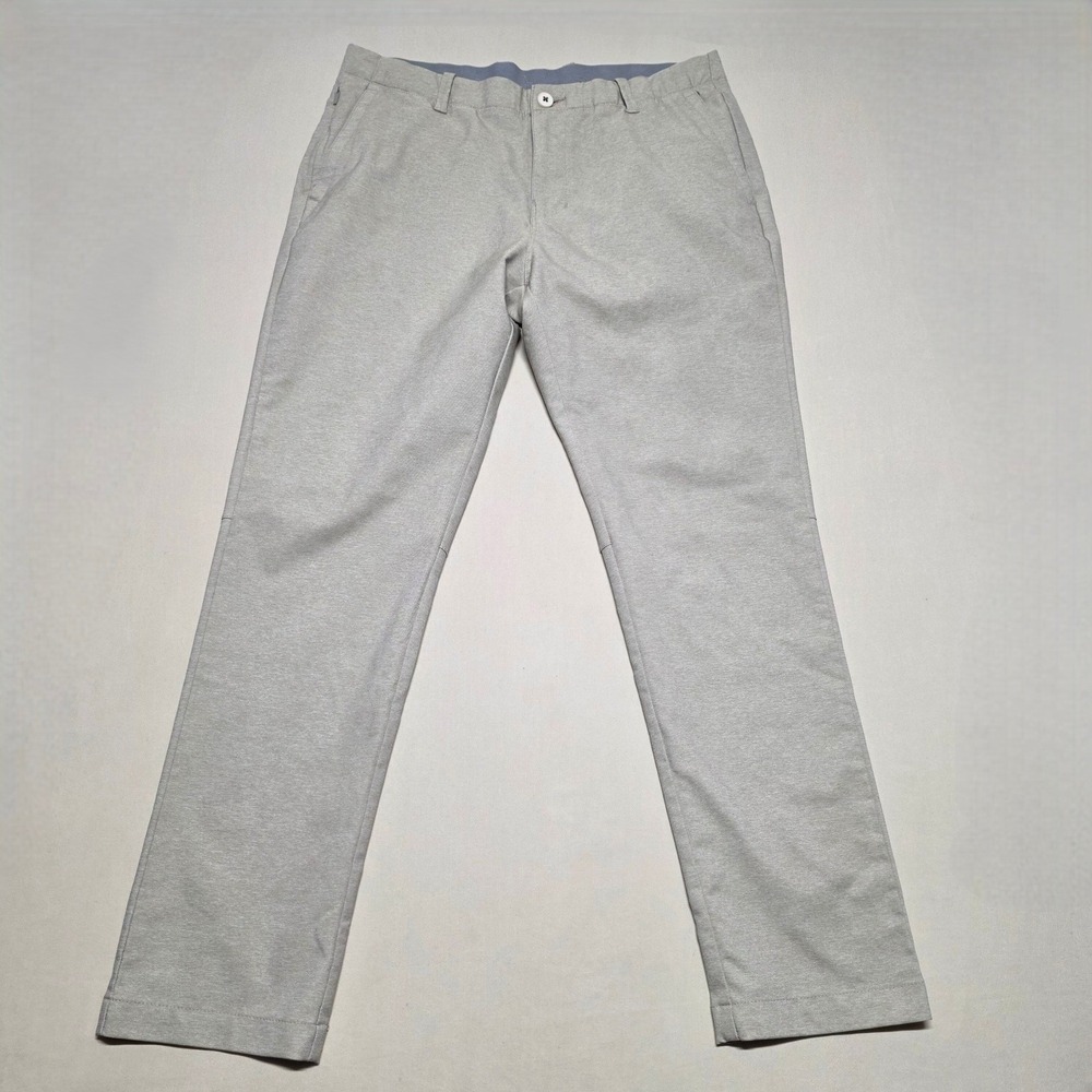 Tommy Bahama Men 35x30(28) Tan/Beige Heathered Chino Pants Casual Stretch